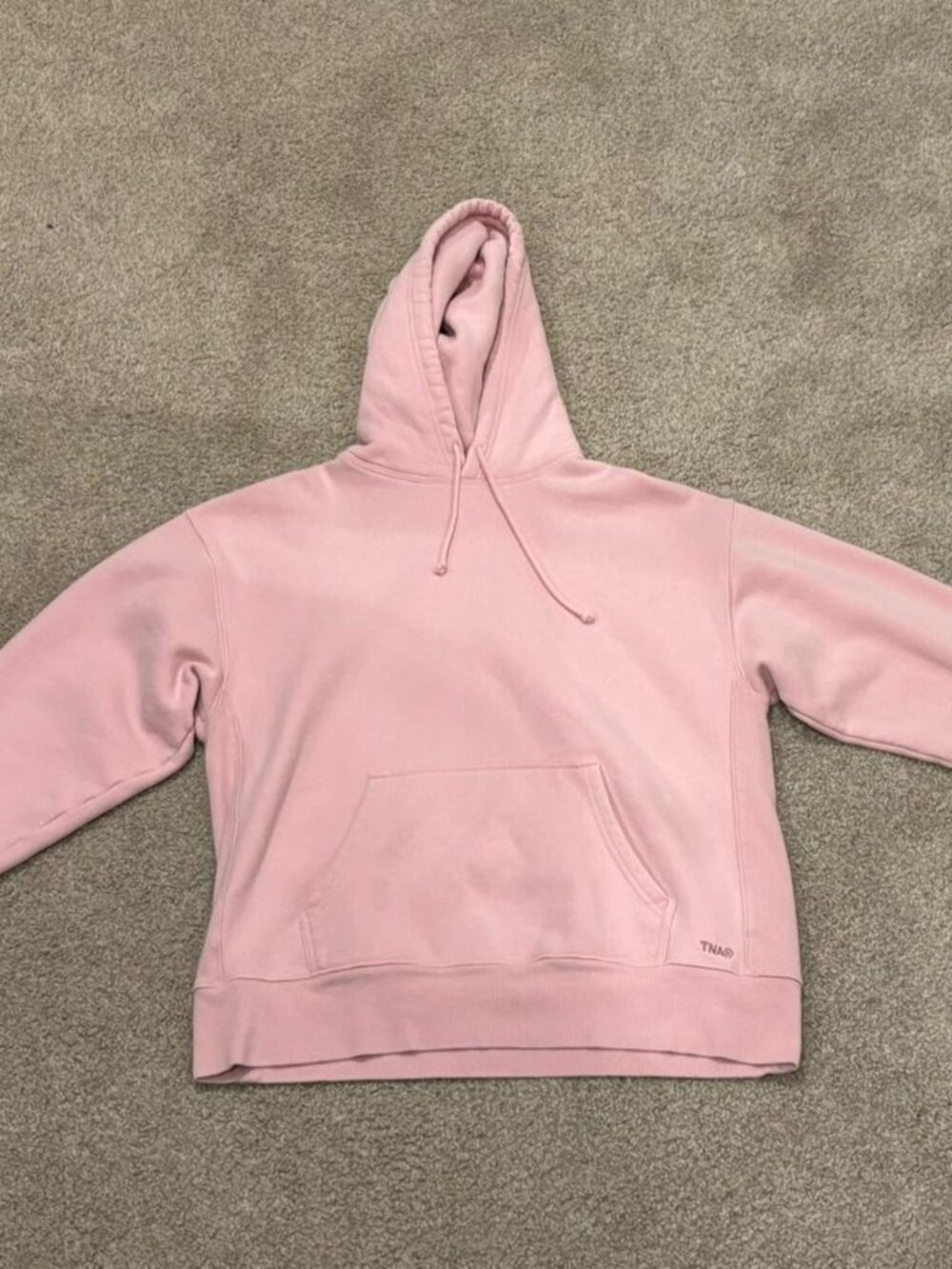 aritzia pink hoodie